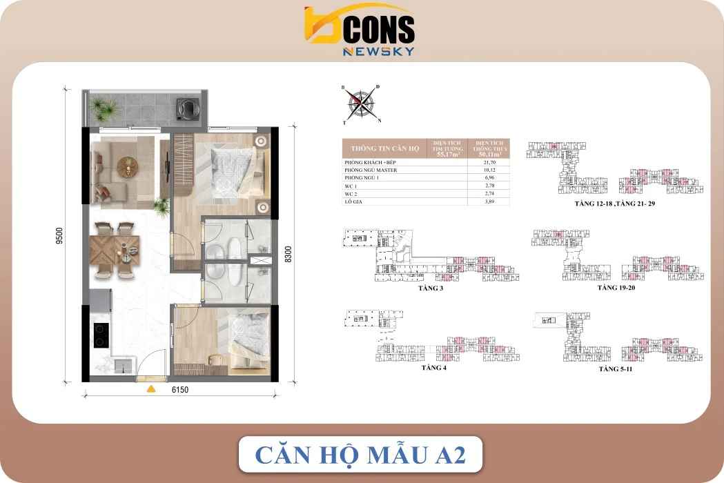 Căn hộ mẫu A2