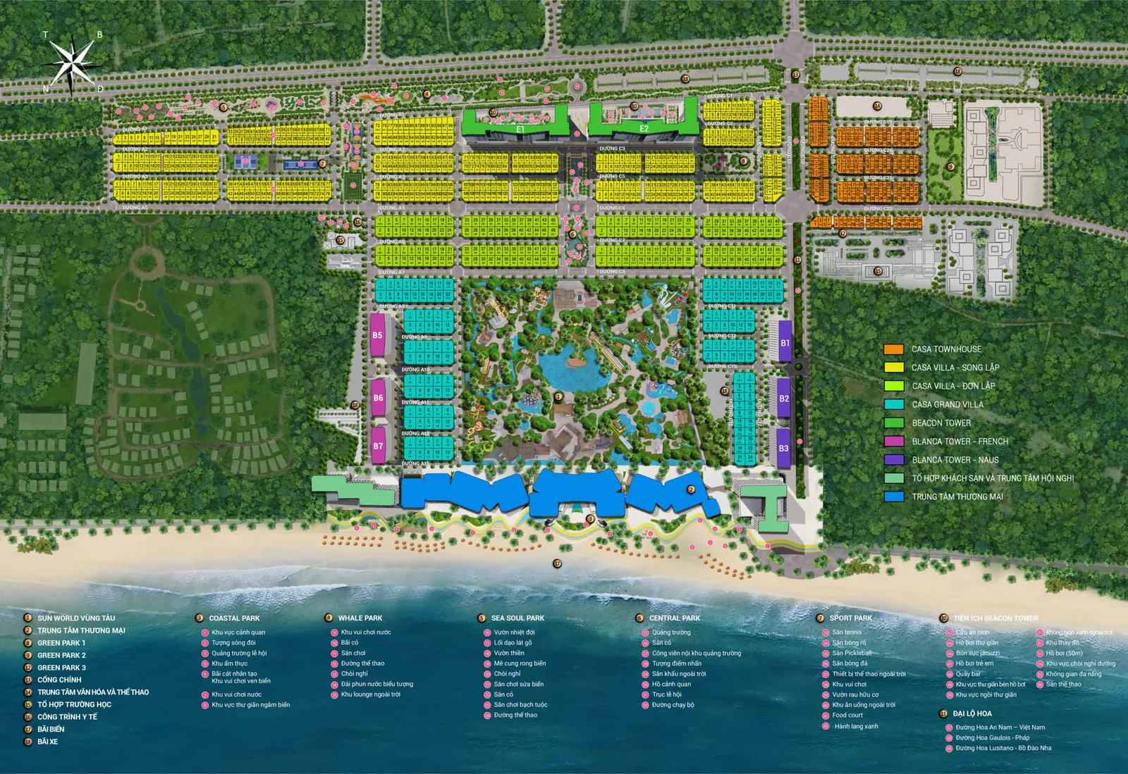 Mặt bằng tổng thể 96,6ha