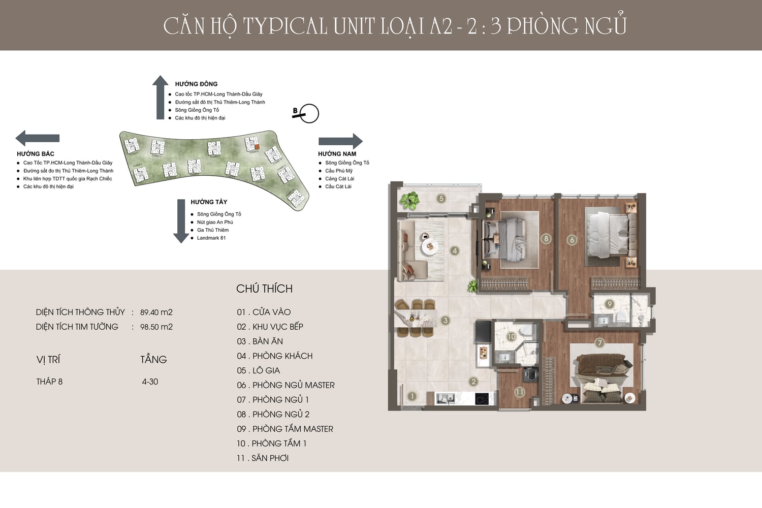 Căn Hộ 1PN / Studio